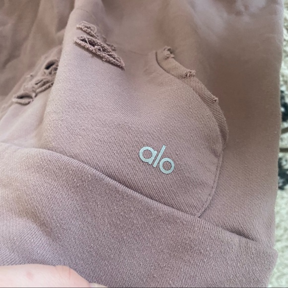 ALO Yoga Mauve Hoodie - Picture 5 of 5